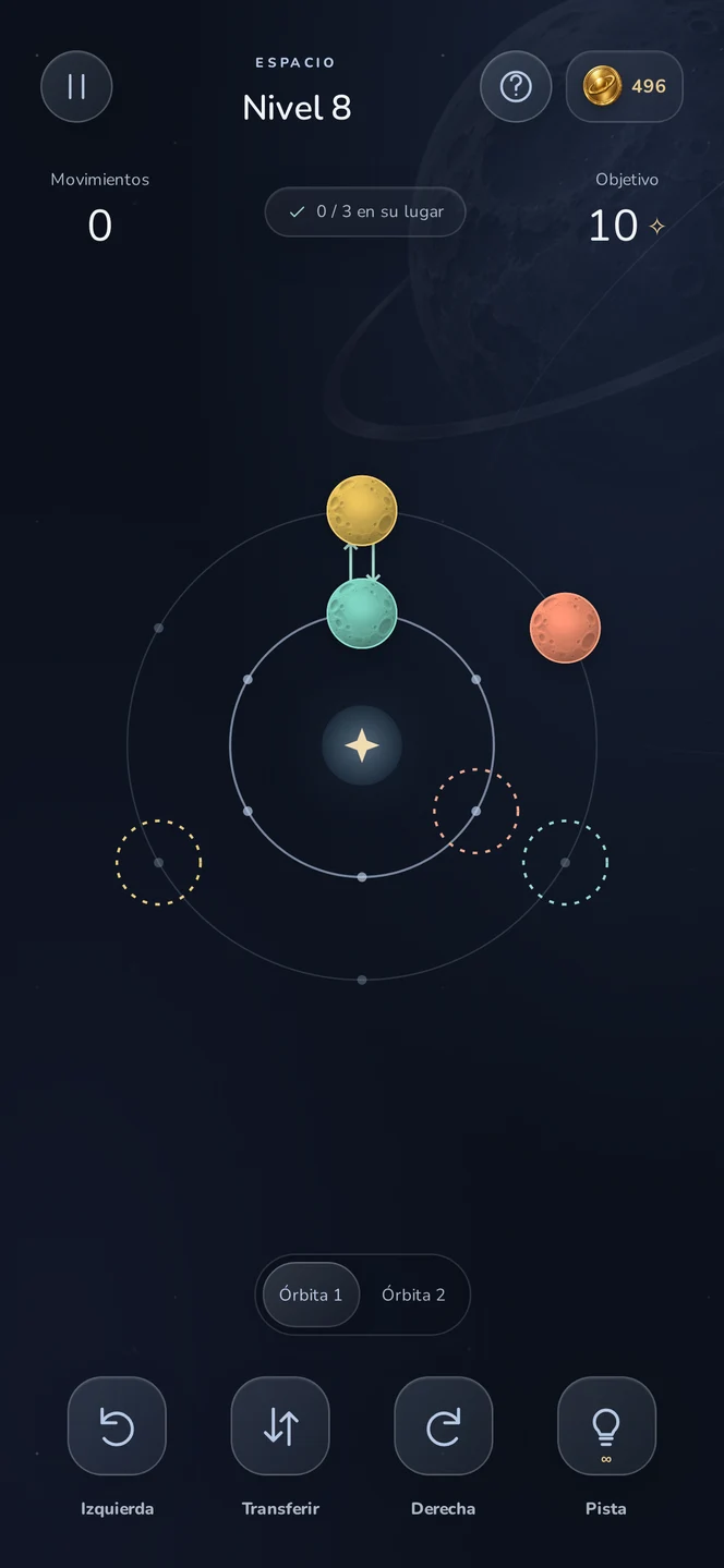 Orbits · Gira y transfiere / Turn and transfer